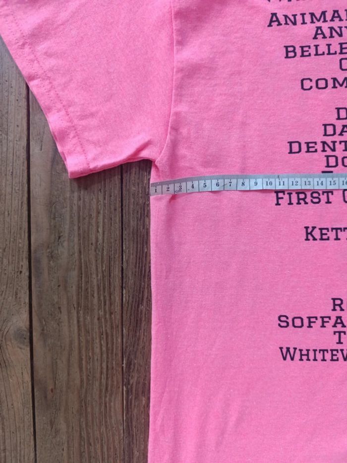 T-shirt manches courtes gilda's club tennis 2019 rose S - photo numéro 7
