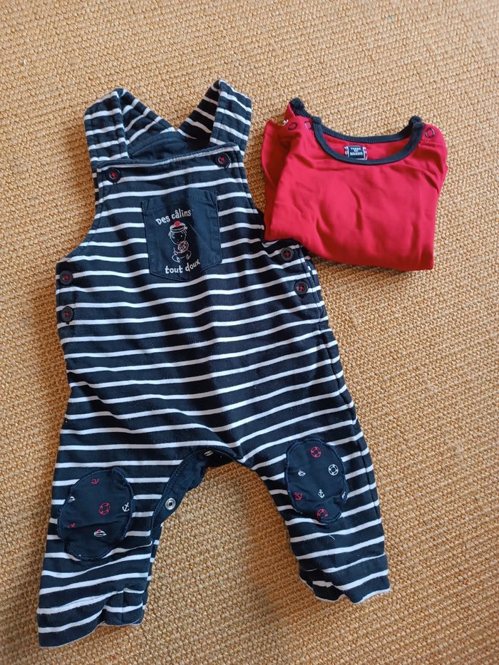 2 ensemble terre de marin 6 mois