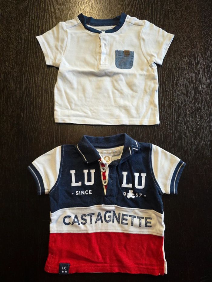 Lot de 2 polos en 3 mois