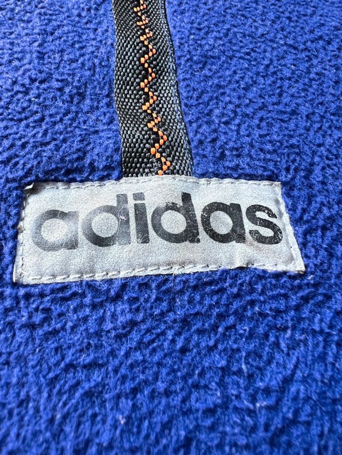 Adidas Polaire Vintage Marché Nord-Américain Années 90 Taille L – Rare - photo numéro 8