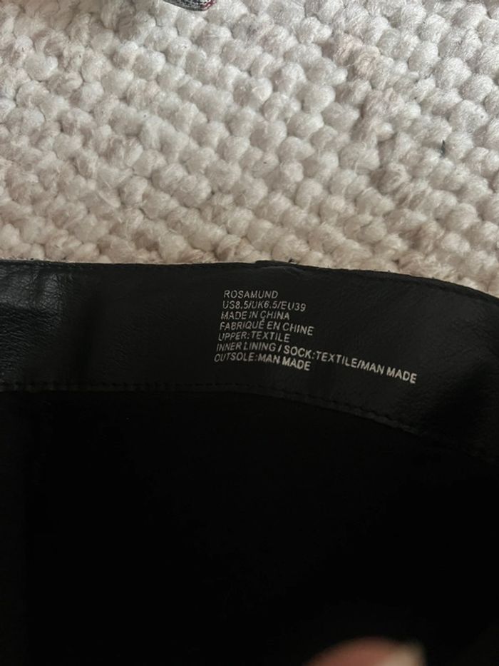 Botte mi haute à talon justfab taille 39 - photo numéro 4