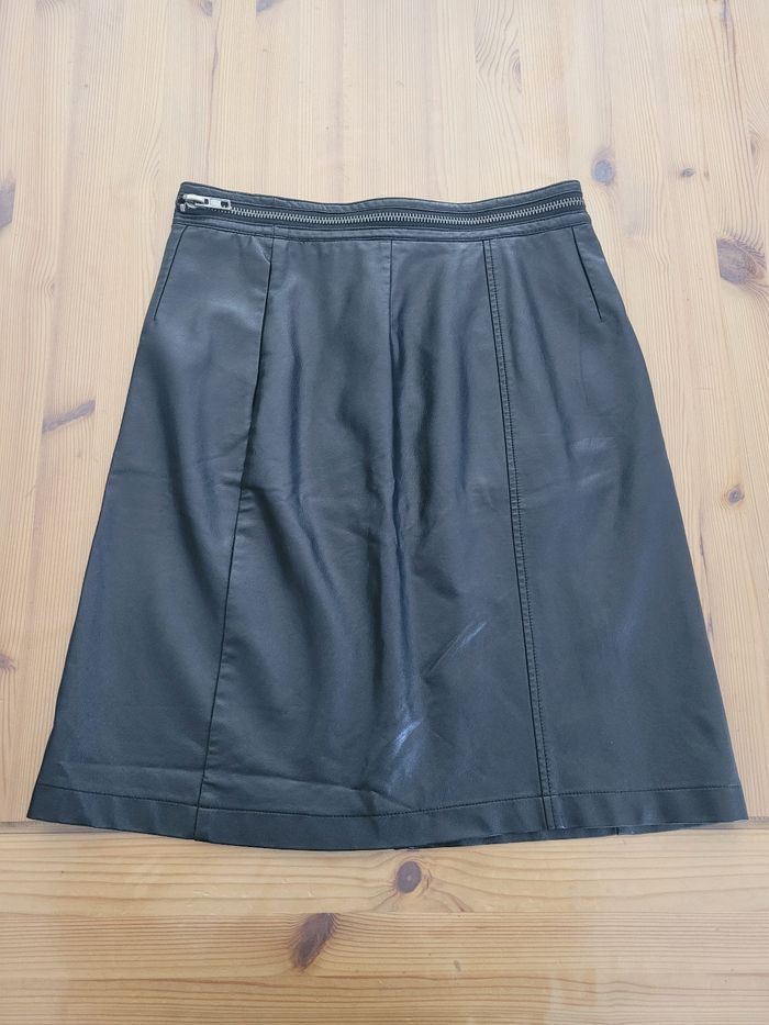 Jupe 3/4 similicuir Naf Naf - photo numéro 4