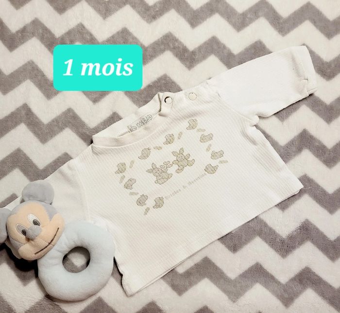 Tee-shirt manches longues Naissance 100%Baby