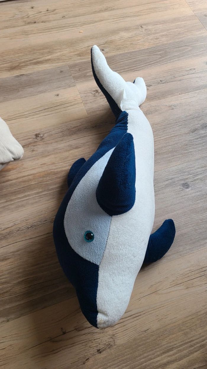Grande peluche dauphin - photo numéro 2