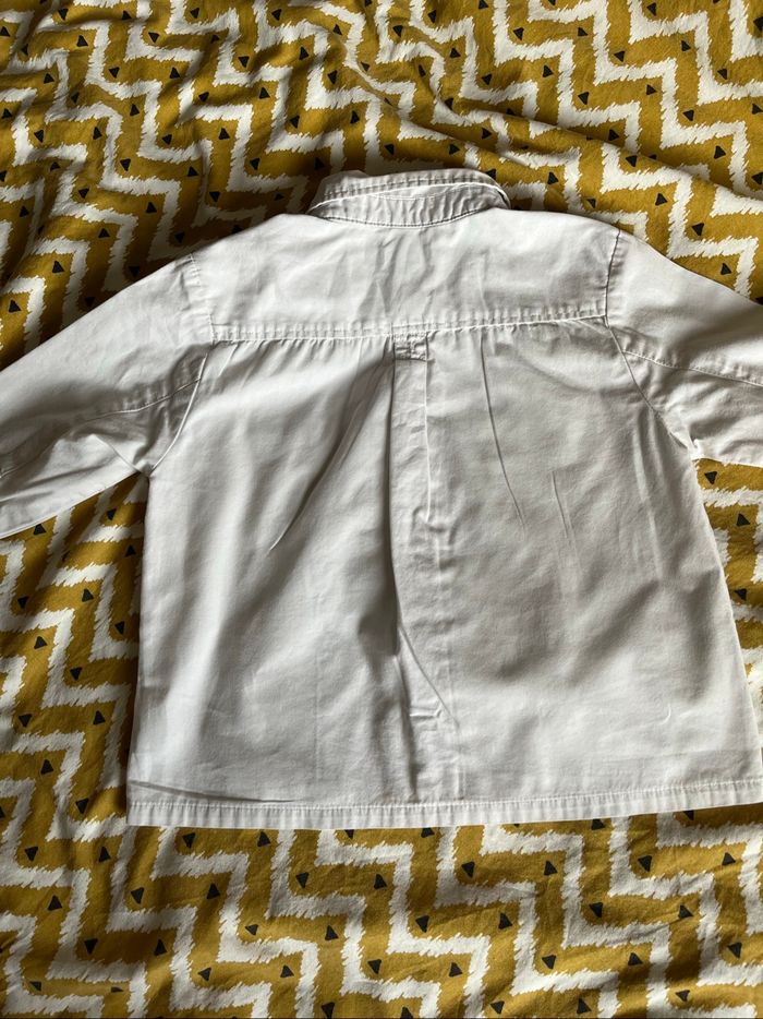 Chemise blanche okaidi, taille 18mois - photo numéro 3