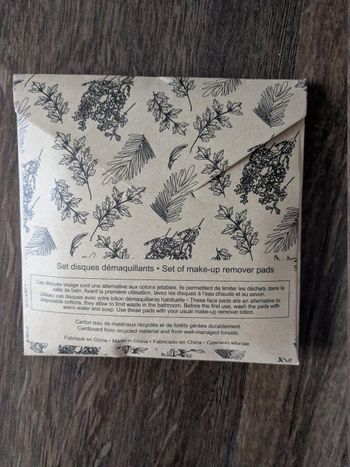 Set de 4 disques démaquillants Yves Rocher neufs
