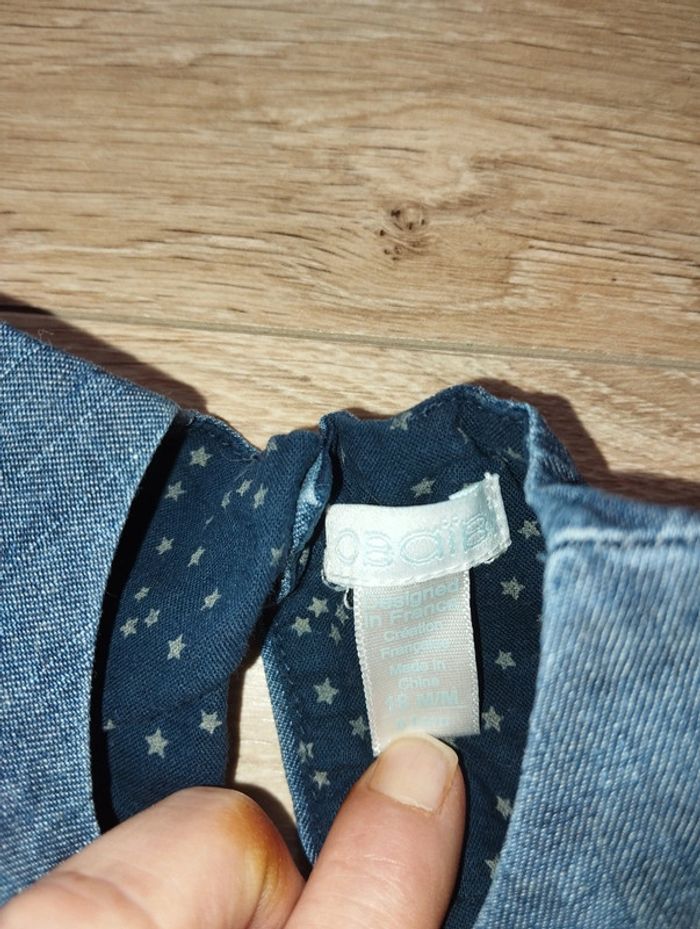 Robe en jean Obaïbi mi-saison automne printemps 18 mois - photo numéro 2