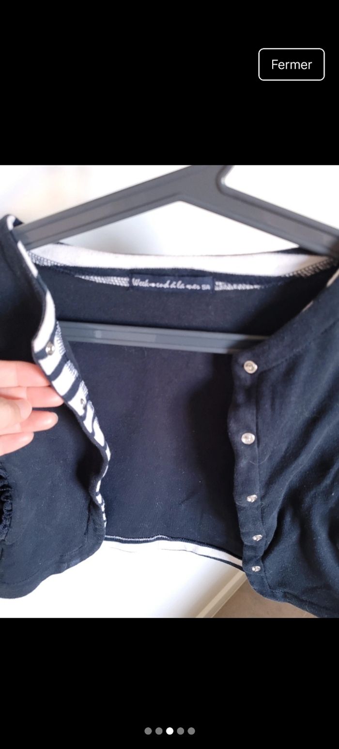 Gilet Week end à la mer 5ans - photo numéro 3