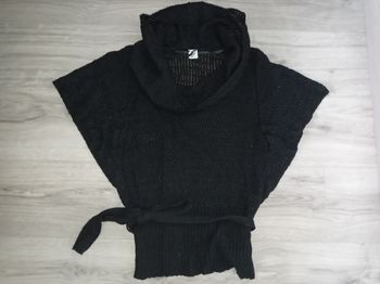 Pull noir chauve souris Bonobo S