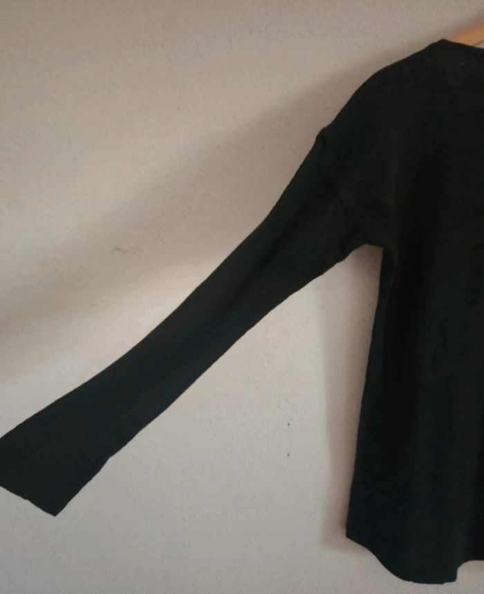 Haut noir dos à nœuds – Taille M – Kelly Rose – Chic et original - photo numéro 3