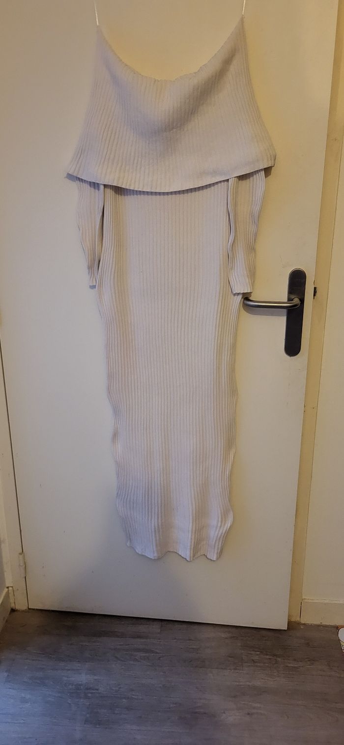 Pull robe blanche