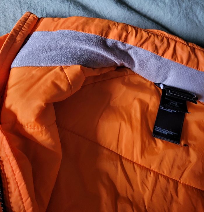 doudoune fine 10/12ans the north face orange (20e) - photo numéro 9