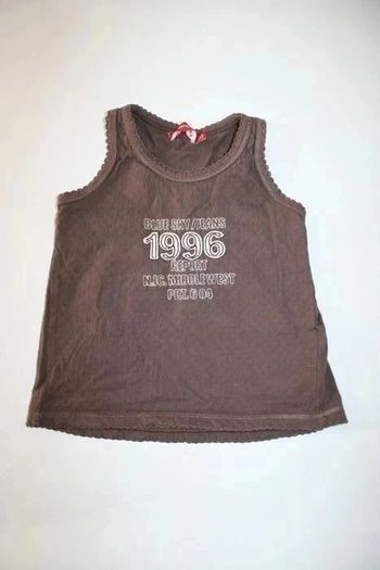 Débardeur chocolat Okaidi Sport 4 ans