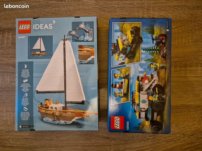 NEUF Scellé Lot de 2 boites de Lego 40487 Ideas Aventure en Voilier bateau + 40582 Ambulance VTT GWP - photo numéro 2