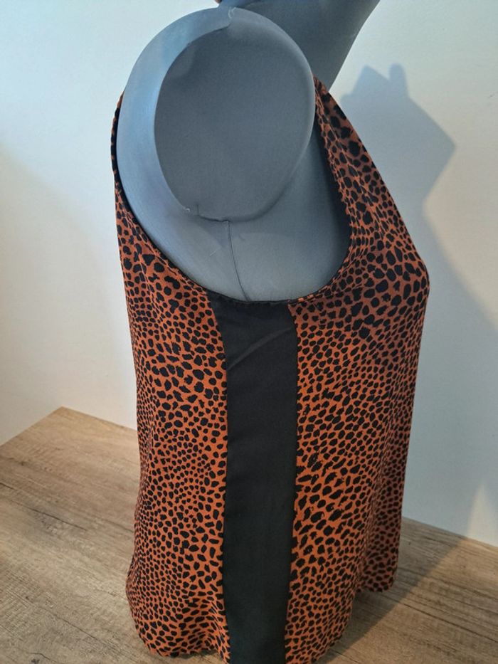 Top haut leopard camaïeu Taille 40 Tbe - photo numéro 8