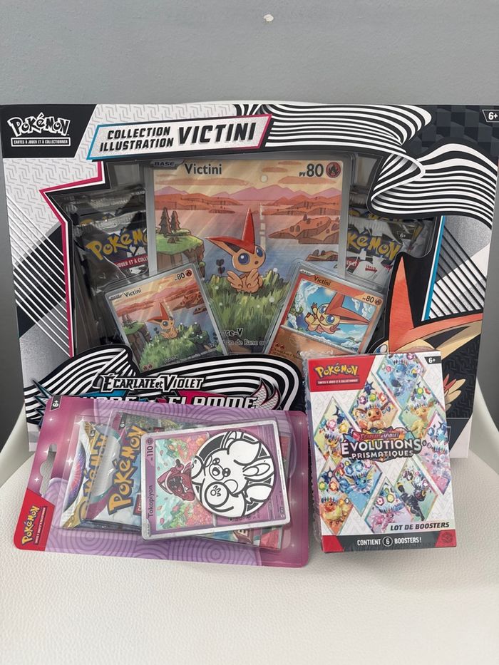 Bundle 8.5 + Coffret Victini + duo pack Pokémon