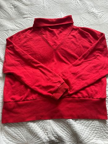 Sweat-shirt rouge vif taille xxl 44
