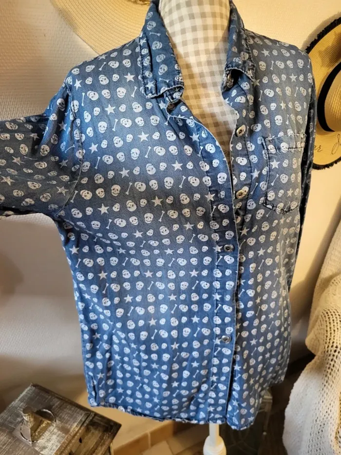 Chemise jeans - photo numéro 2
