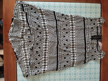 Crop top imprimé ethnique 