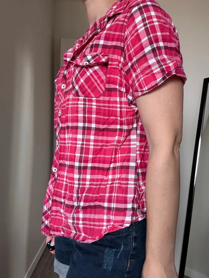 Kiabi Chemise à carreaux rose – Taille 40 – Très bon état - photo numéro 14
