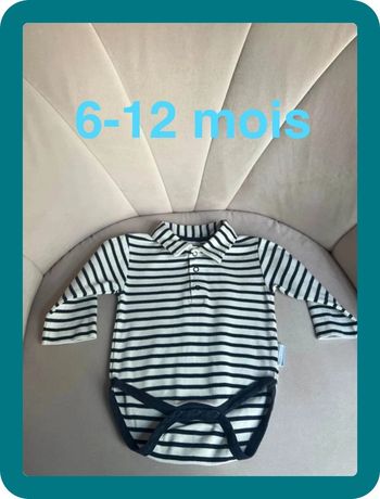 Body polo épais 6-12 mois - Jojomamanbebe