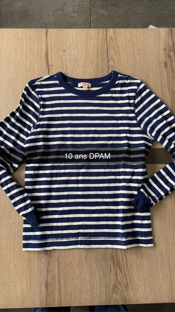 T shirt manches longues 10 ans