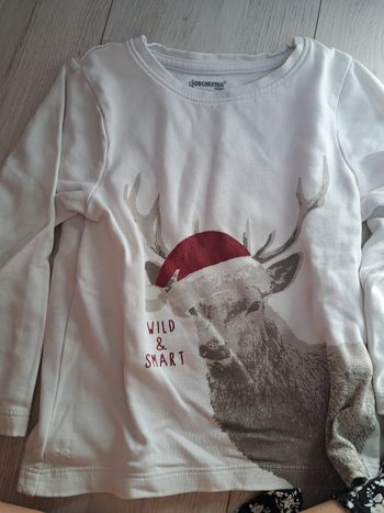 Tee shirt renne de noel
