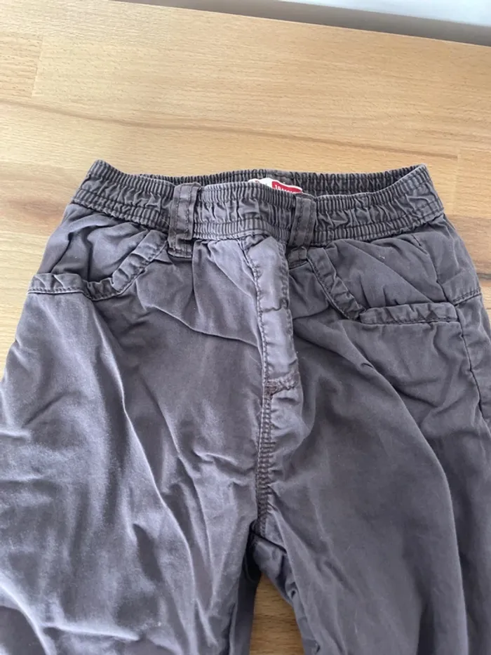 Pantalon coton marron - photo numéro 2