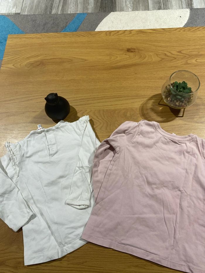💫lot de 2 petit t-shirt manches longues bébé 💫 - photo numéro 5