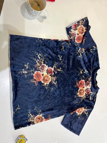 T-shirt en velours