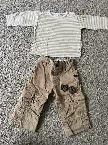 Tee shirt manche longue et pantalon