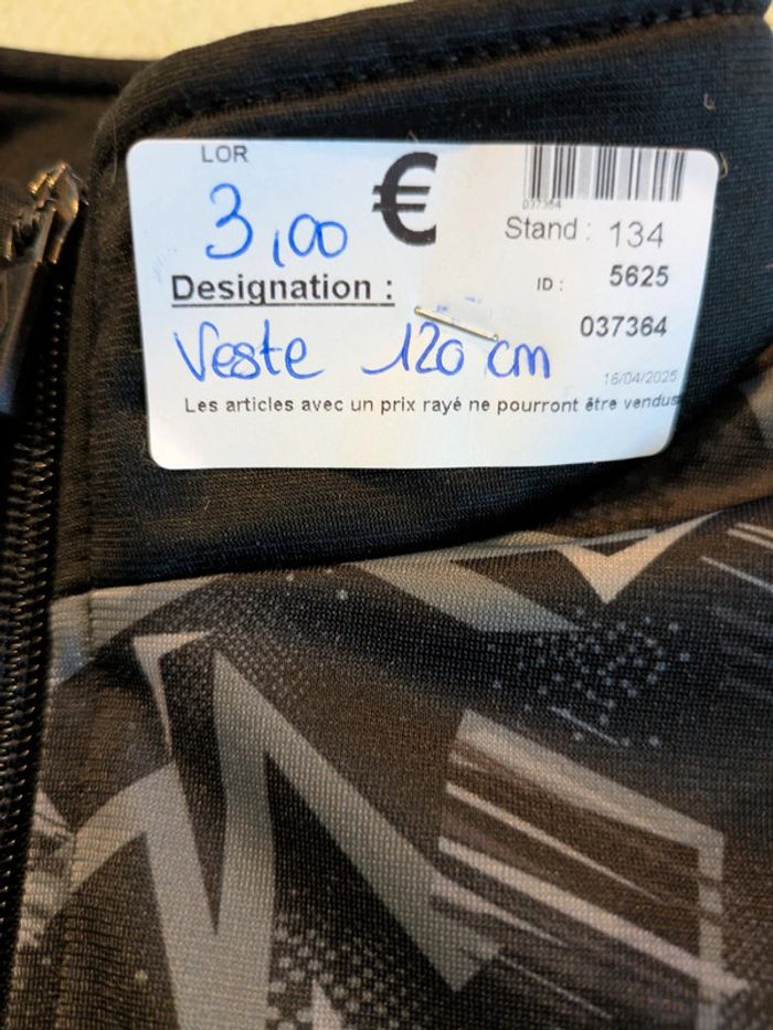 Veste noir umbro 120cm - photo numéro 2