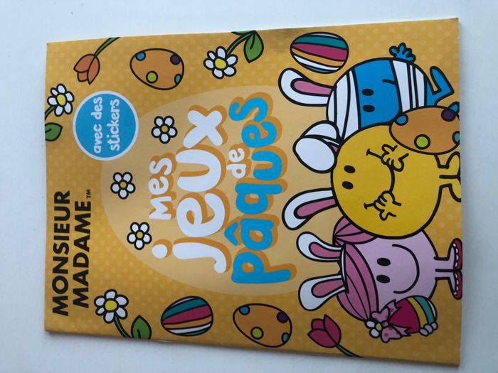 Livre jeux Monsieur Madame