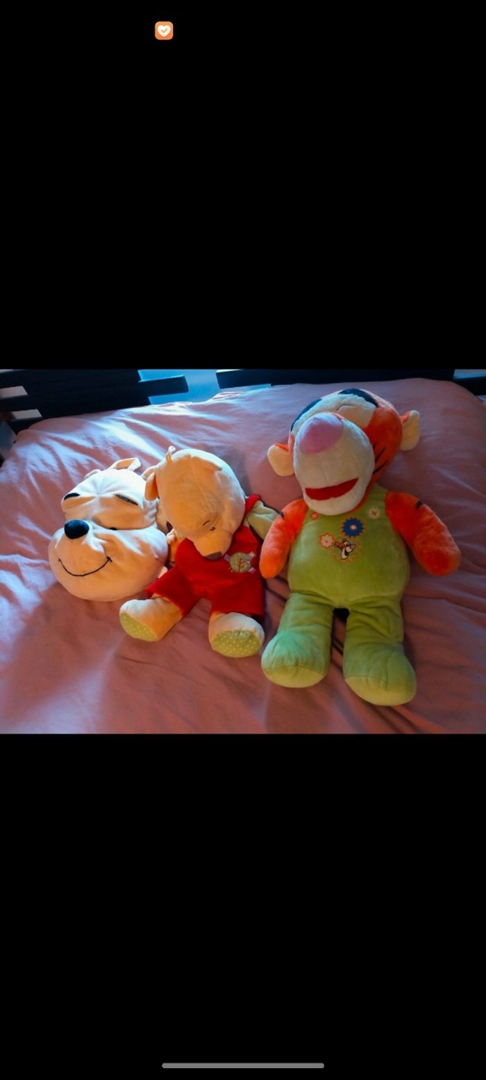 Lot peluches Winnie L'ourson