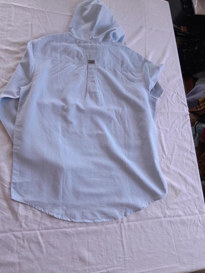 Chemise capuche lin Cotton Hublot neuf avec étiquette style migguel - photo numéro 7