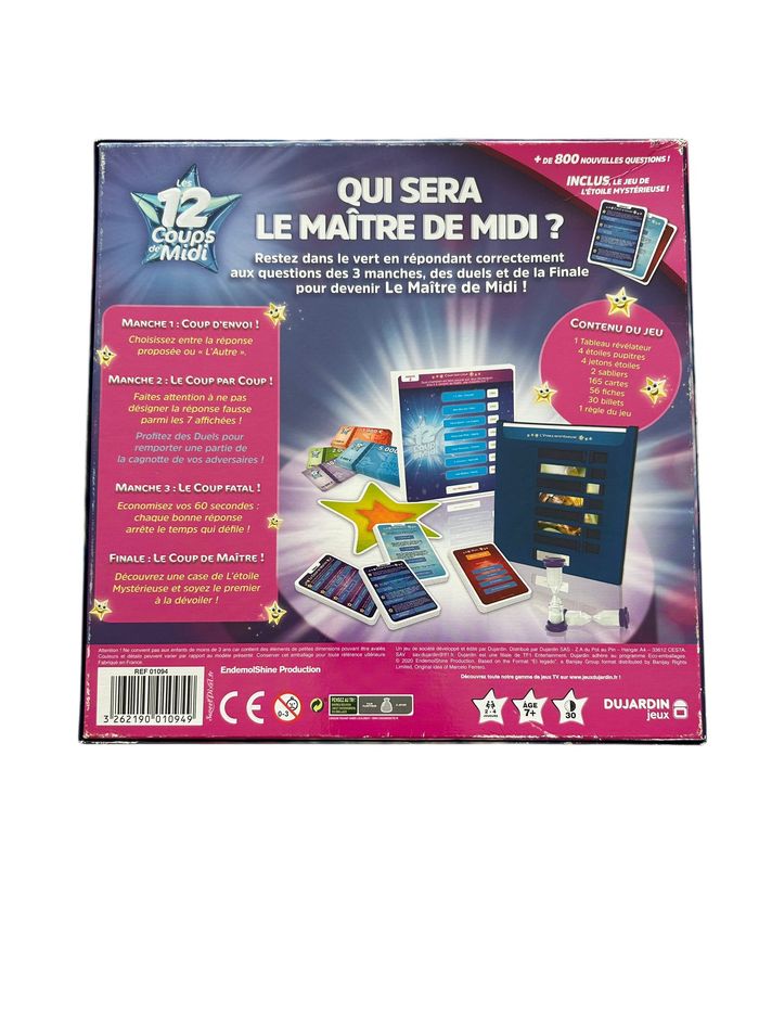 Jeu de société les 12 coups de midi - photo numéro 2