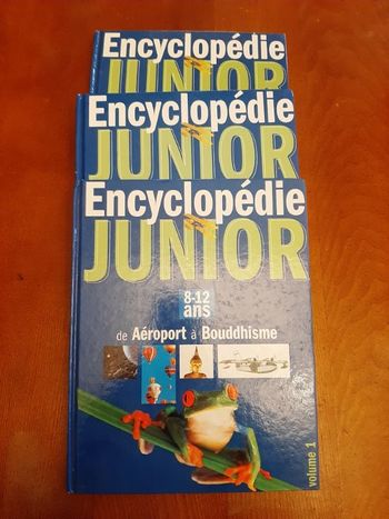 Lot 3 encyclopédies junior
