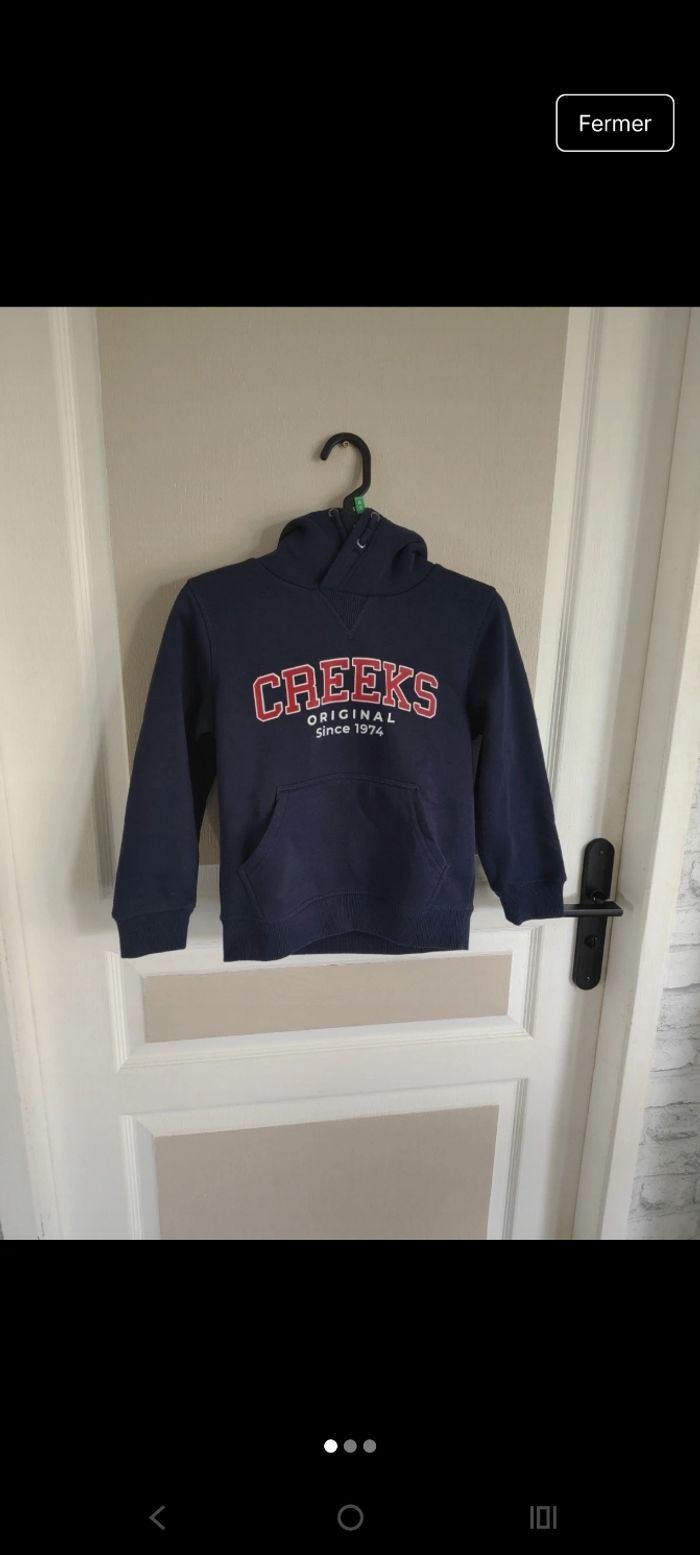 Sweat Garçon creeks 8 ans