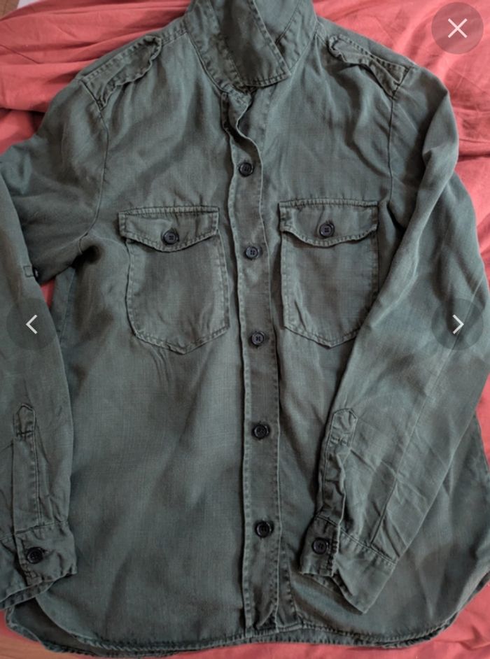 Veste kaki, style militaire, ZARA