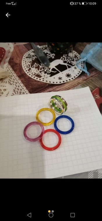 Bague couleur interchangeable