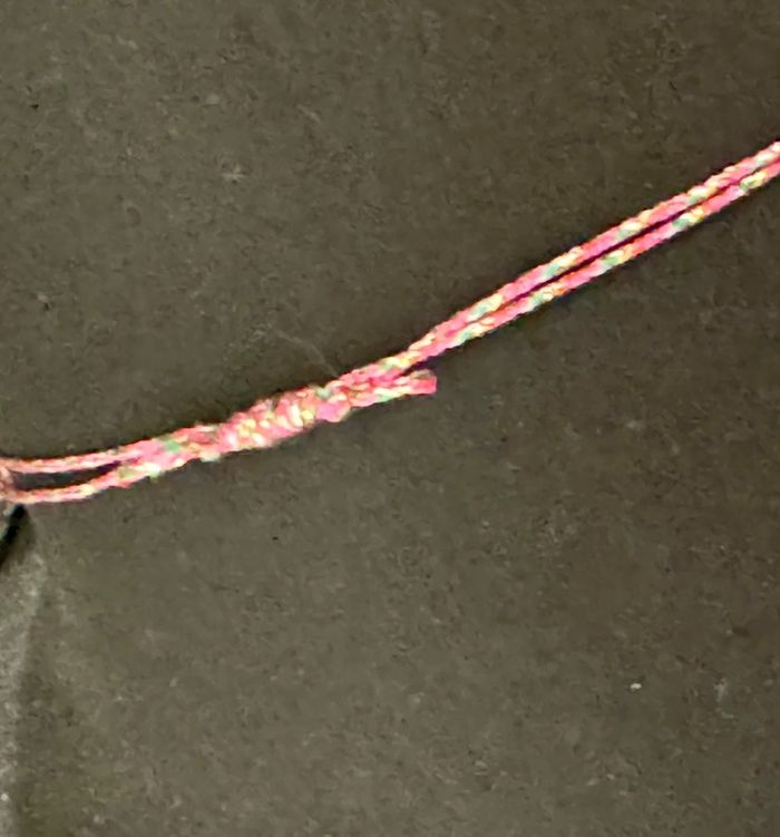 Collier sautoir habaha Paris cordon tressé pampilles perles cœur médaille vierge - photo numéro 12