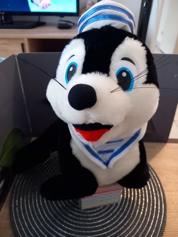 Peluche otarie van de walle 38cm vintage