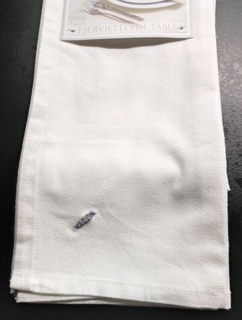 Lot de 3 serviettes de table