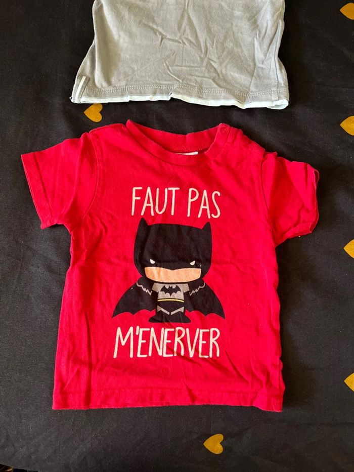 Lot t-shirt 12 mois - photo numéro 2