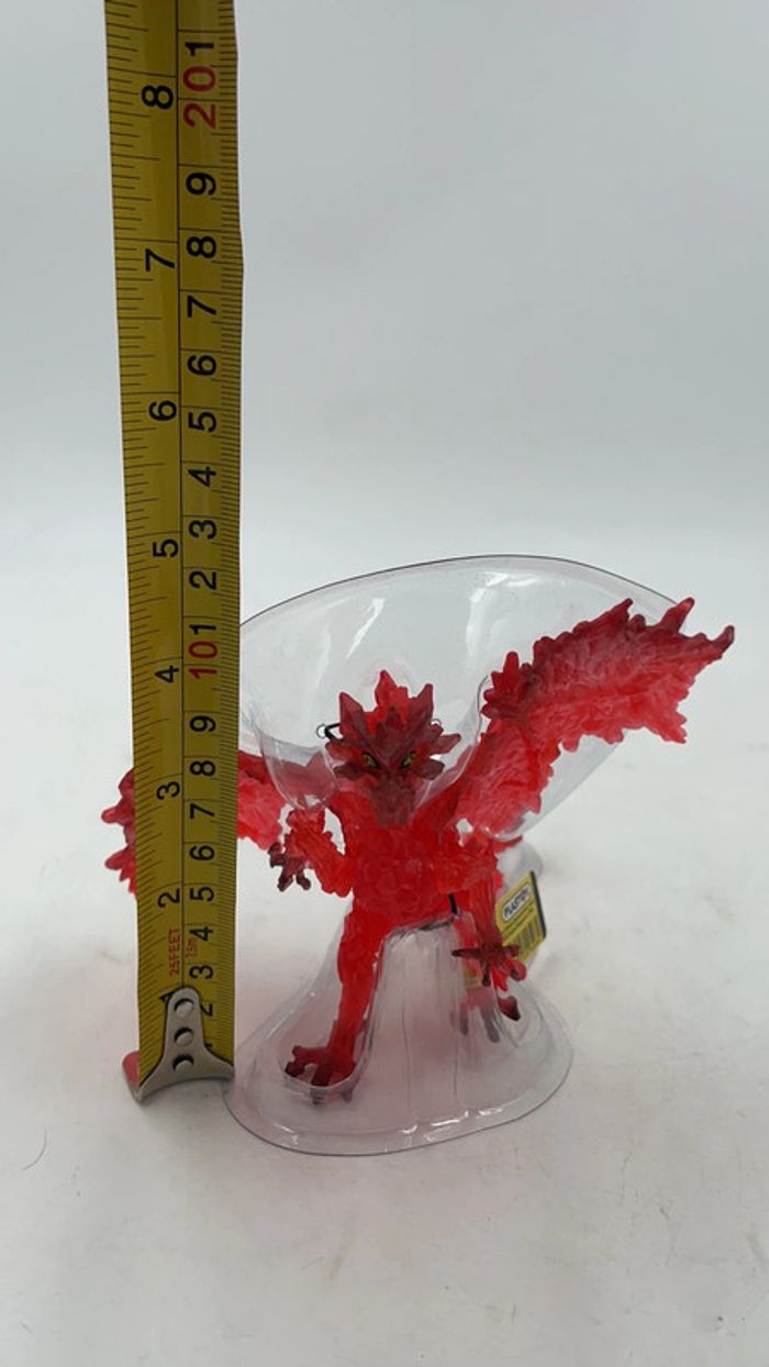 Figurine Dragons rouge transparent Plastoy neuf - photo numéro 6
