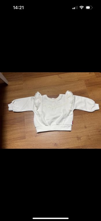 Pull manche volant bébé fille Levi’s 12 mois