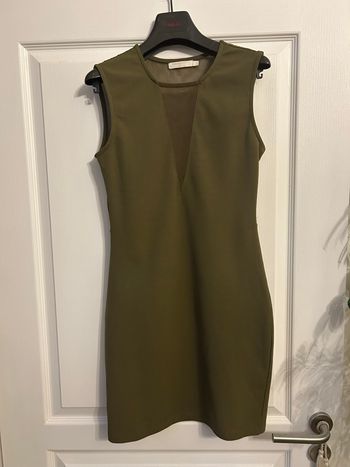 Robe courte kaki marque Vera & Lucy