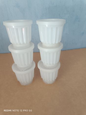 Moules individuels x6 Tupperware(démoulage facile)