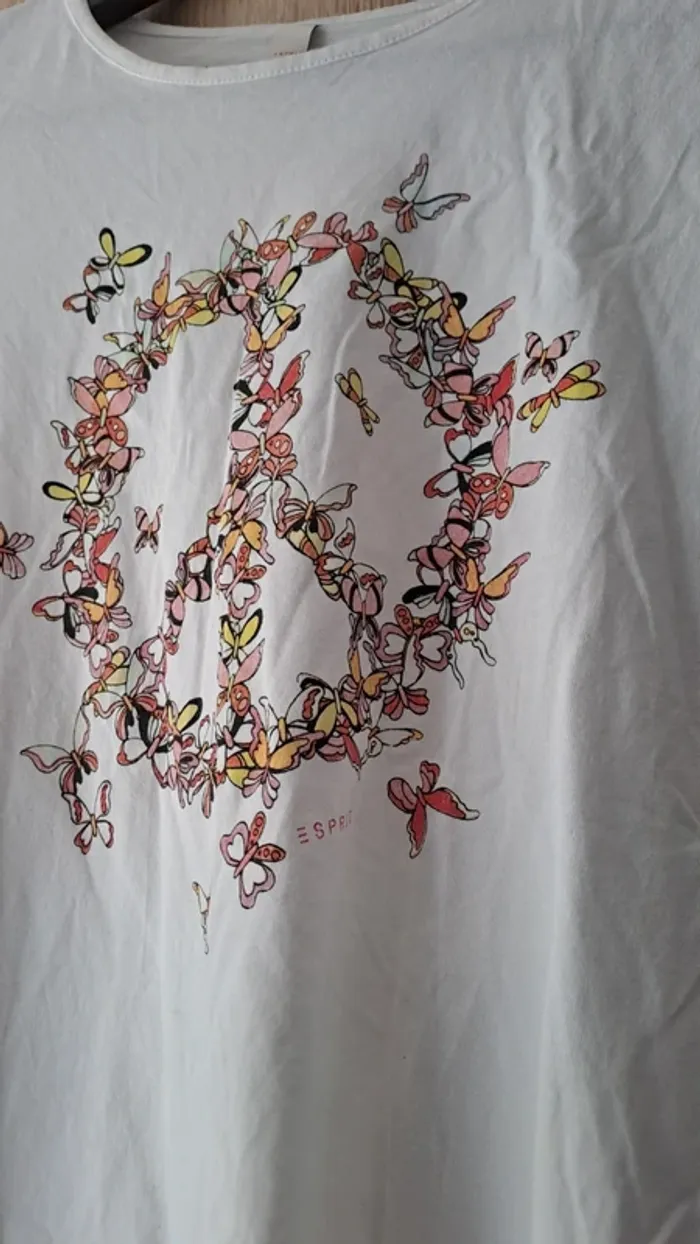 T shirt blanc Esprit - photo numéro 2