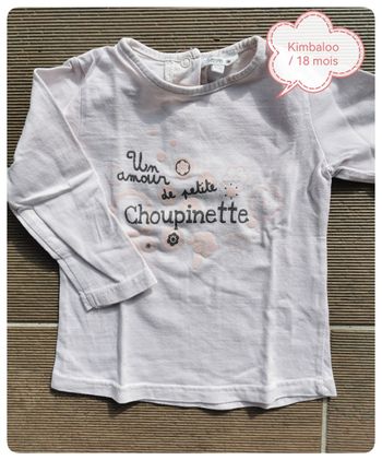 T-shirt Kimbaloo, 18 mois